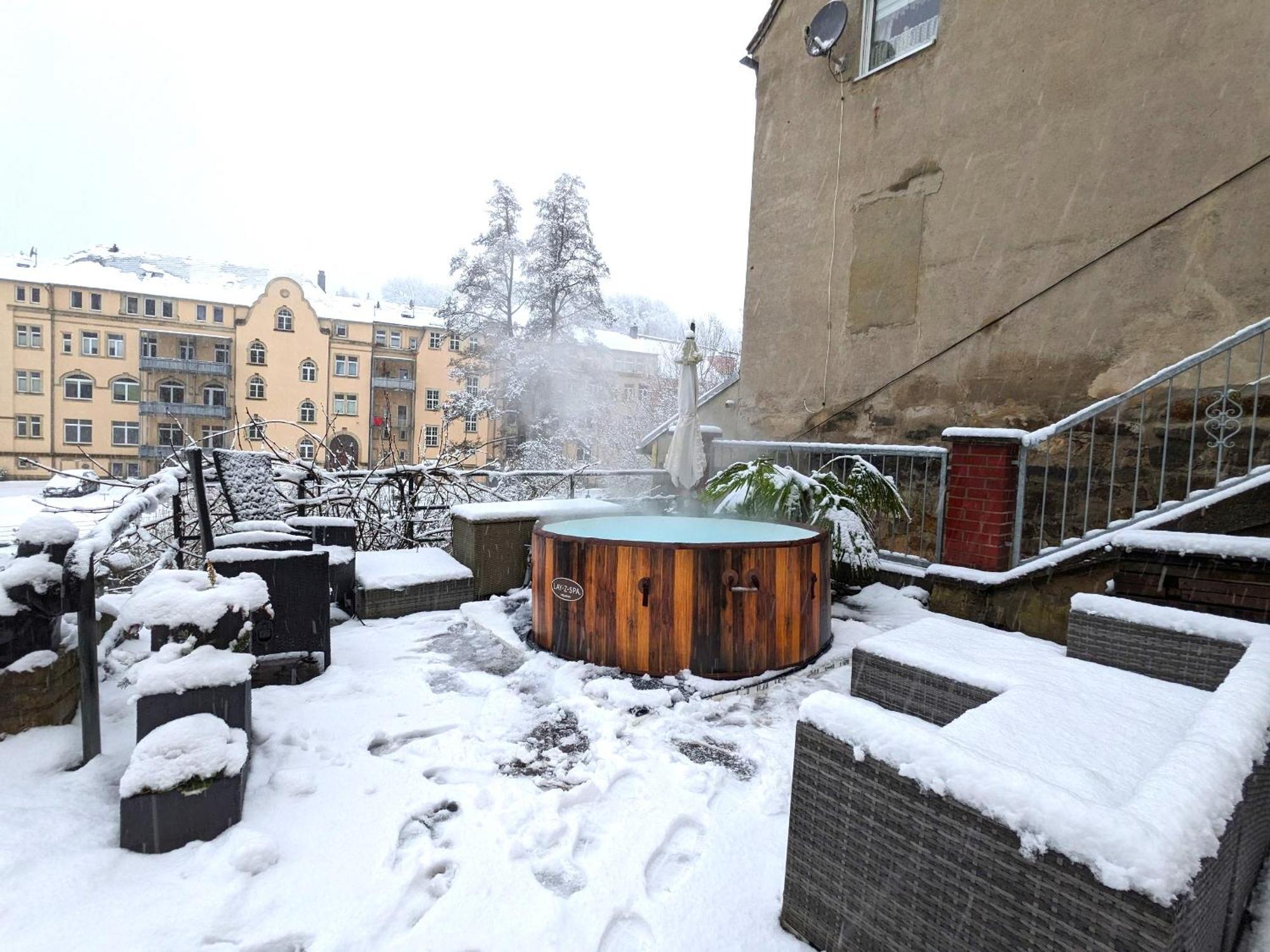 F3 Urlaubsmagie - Pool, Garten & Terrasse - 4P Sebnitz Eksteriør billede