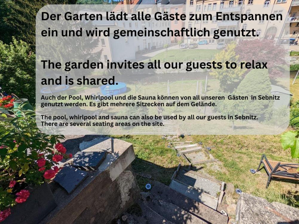 F3 Urlaubsmagie - Pool, Garten & Terrasse - 4P Sebnitz Eksteriør billede